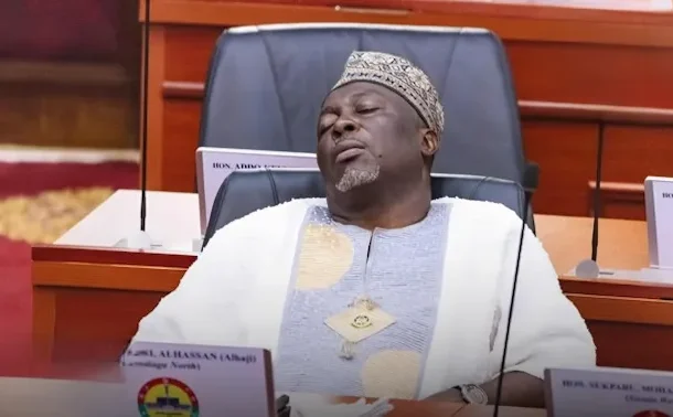 Baba Jamal sleeps in Parliament moments after swearing-in