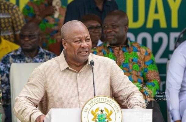 Mahama launches Farmer Services Centre, announces key infrastructure projects