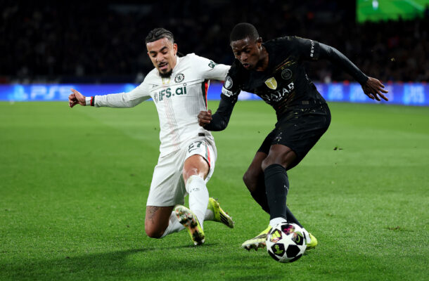 UCL: PSG punish Chelsea late as Kvaratskhelia double seals dramatic Champions League win ‎