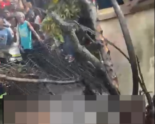 Just In: Two feared dead after helicopter crashes at Tema TMA Day Care Centre [VIDEOS]