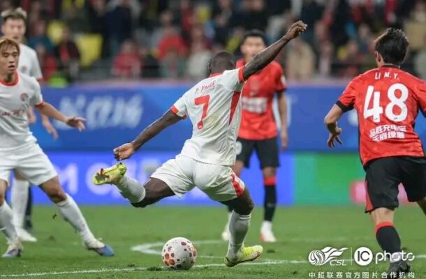 Yaw Yeboah fires Qingdao Hainiu to victory in Chinese Super League