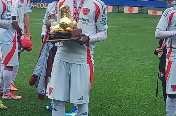 Ghana’s Luke Martey wins Dallas youth cup title with Dallas FC