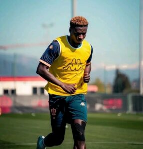 Kojo Oppong Peprah returns to training after injury setback