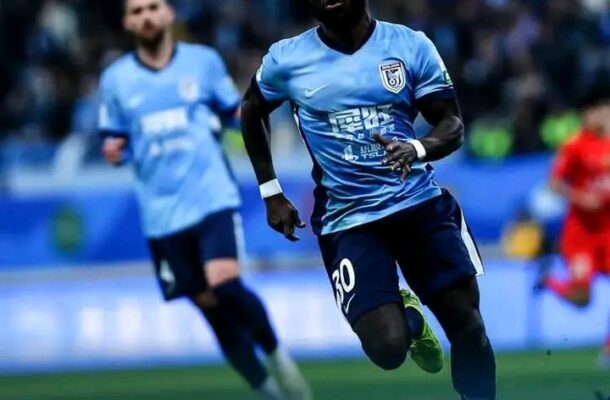 Acheampong scores in Dalian Yingbo’s win over Zhejiang FC