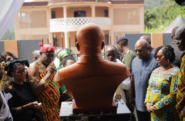 Omane Boamah honoured with ICT/AI centre