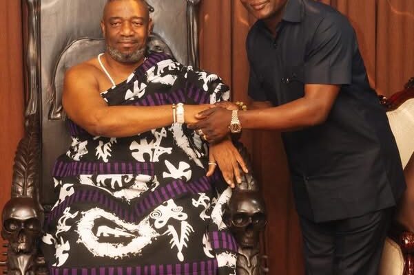 Sports Minister Kofi Adams pays courtesy call on Ga Mantse