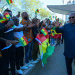 Mahama arrives in Lyon for One Health Summit, set for talks with Macron
