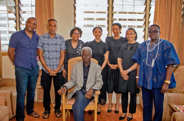 Agyeman-Rawlings family consoles Nunoo-Mensah over wife’s passing