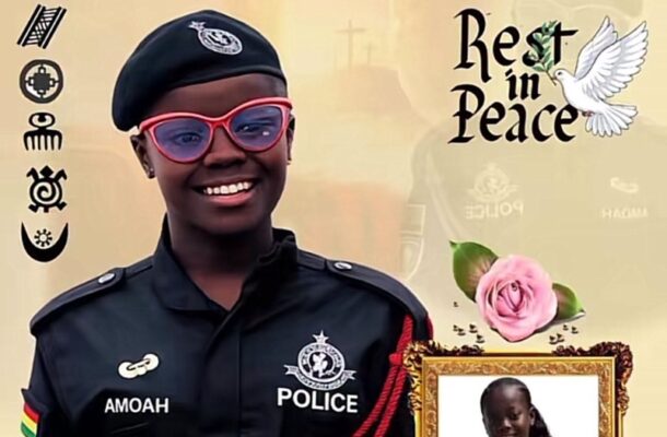 23-year-old Cop, Amoah Bernice dies of stomach ulcer
